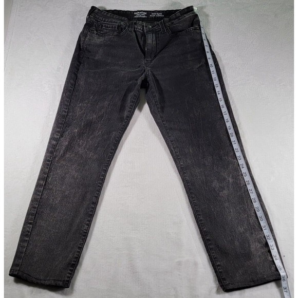 Levi's Signature Jeans Mid-Rise Slim Cuffed Women's Premium Denim Size 4 - Picture 14 of 16